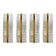 Contemporary Luxury Murano Glass Wall Sconces with Gold Finish — 4 Set