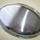 Large stainless steel bread basket contrast guy derenne normandy model