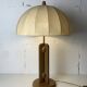 Large midcentury space age mushroom table lamp, 1970s