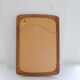 Mid-century modern sculptural wall mirror in stained oak, glass, Glas & Trä 1959