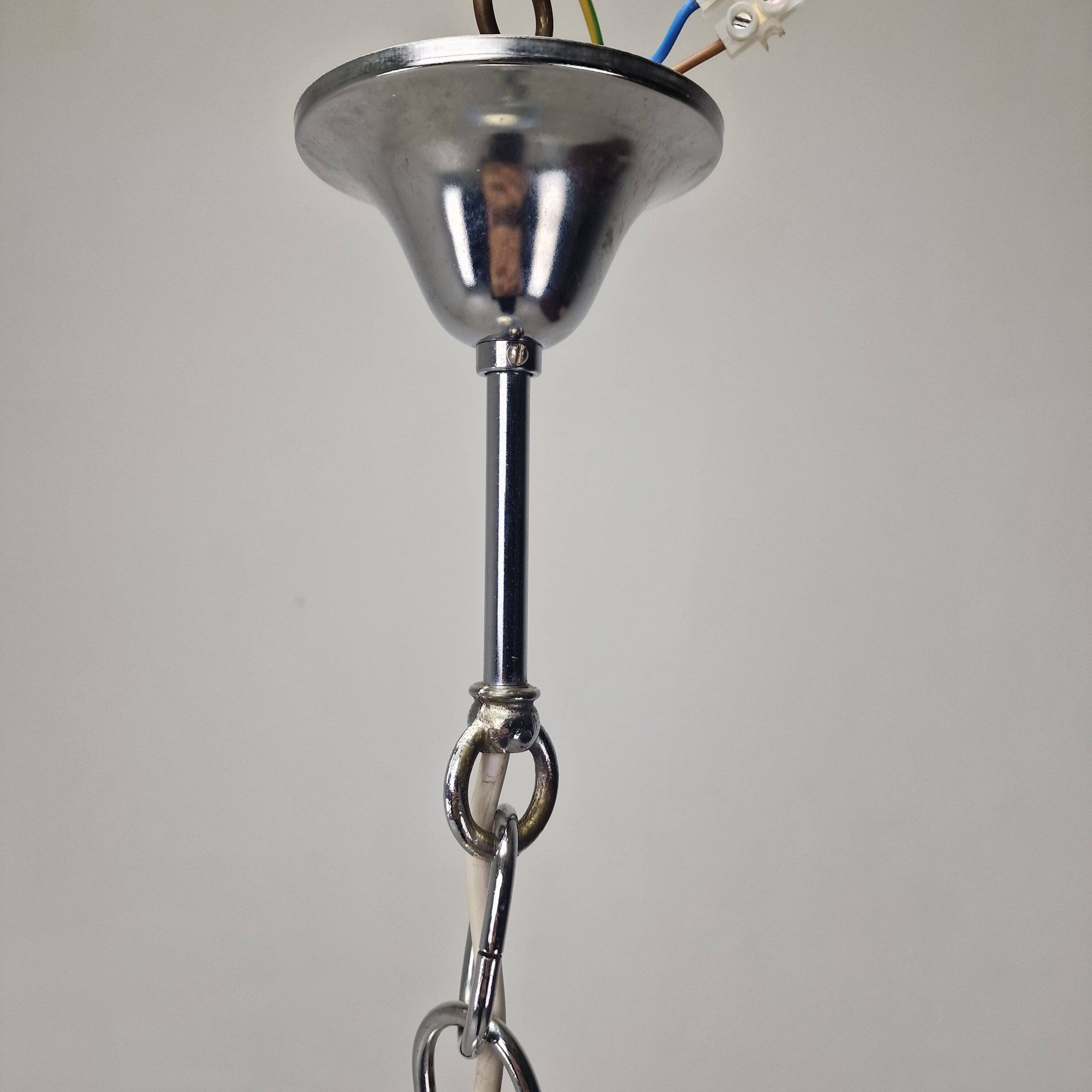 Italian Murano Glass Globe Chandelier, 1970s