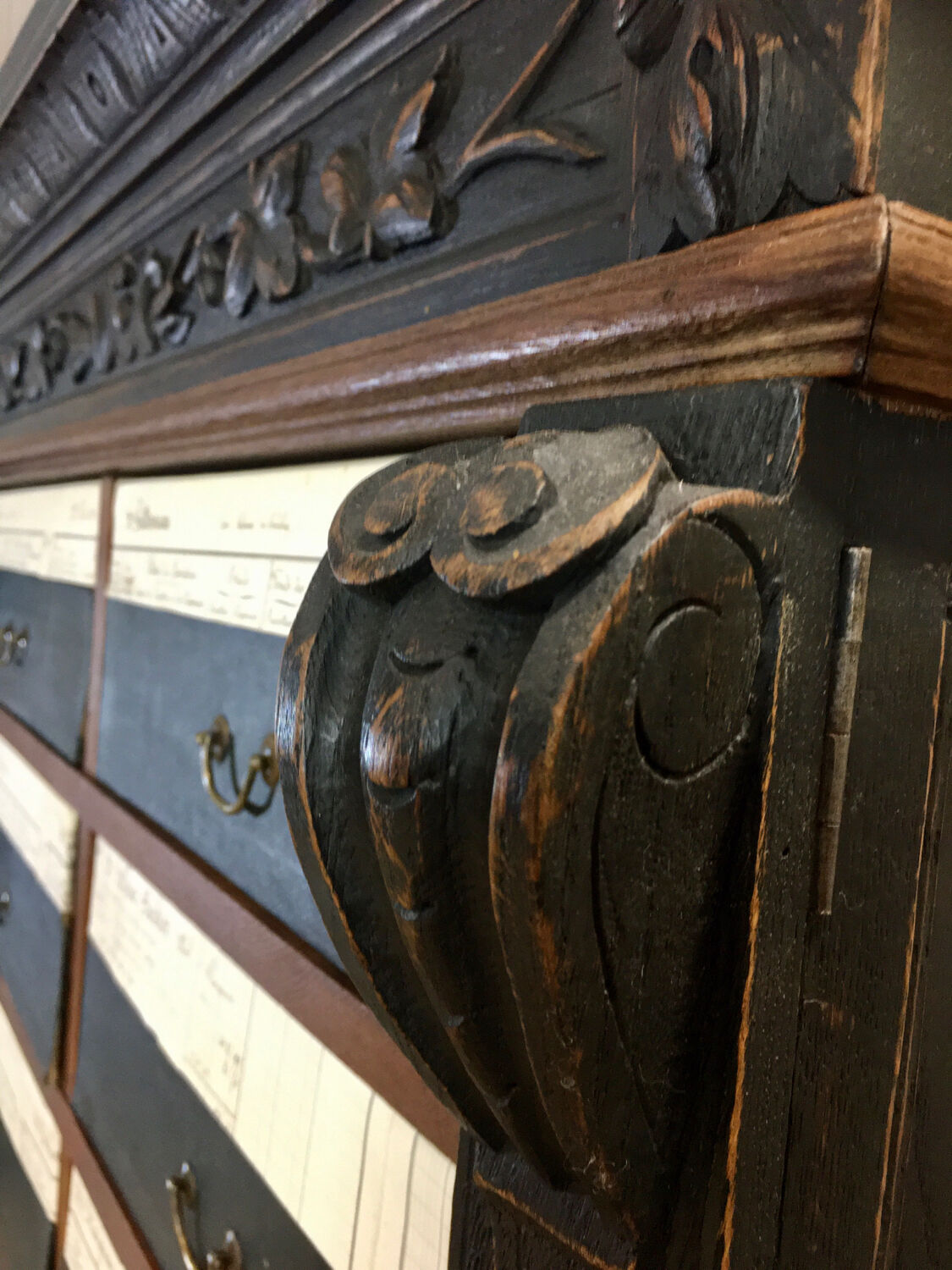 "Cartonnier" furniture from the XIXth