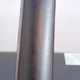 Cobra leather desk lamp by Traso Milano 1988