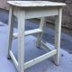 Escabeau marche pied bois vintage