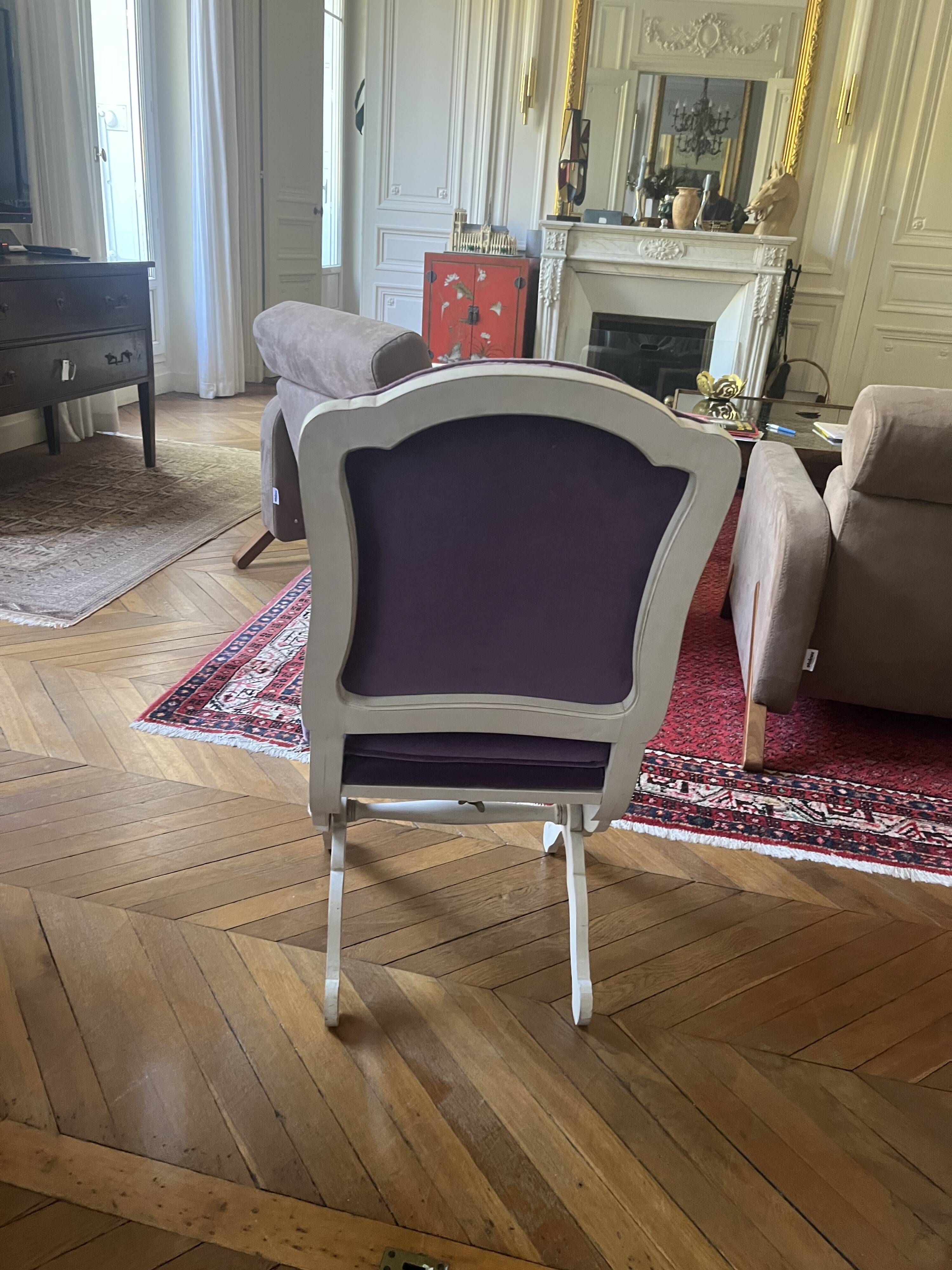 Chaise de salle à manger louis xiv aide de camp