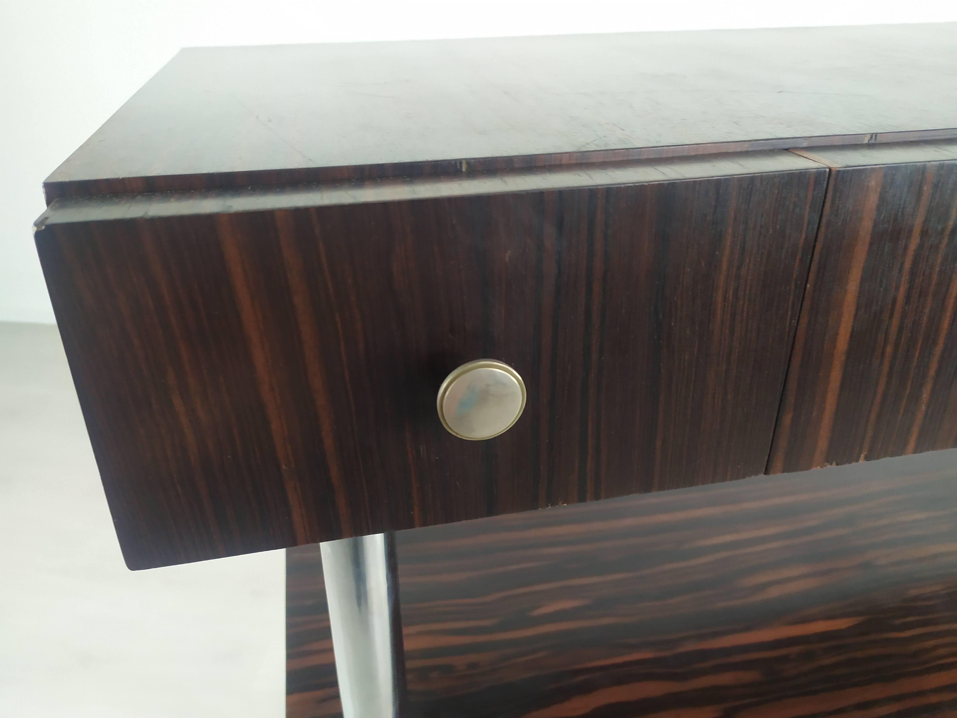 Console art déco Macassar