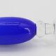 Blue glass vase