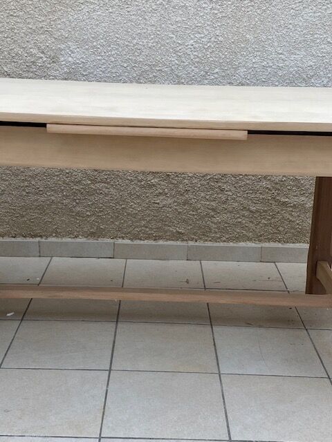 Extended farmhouse table