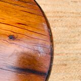 Suite of 3 mismatched tripod stools