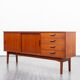 Enfilade en teck style scandinave porte coulissantes