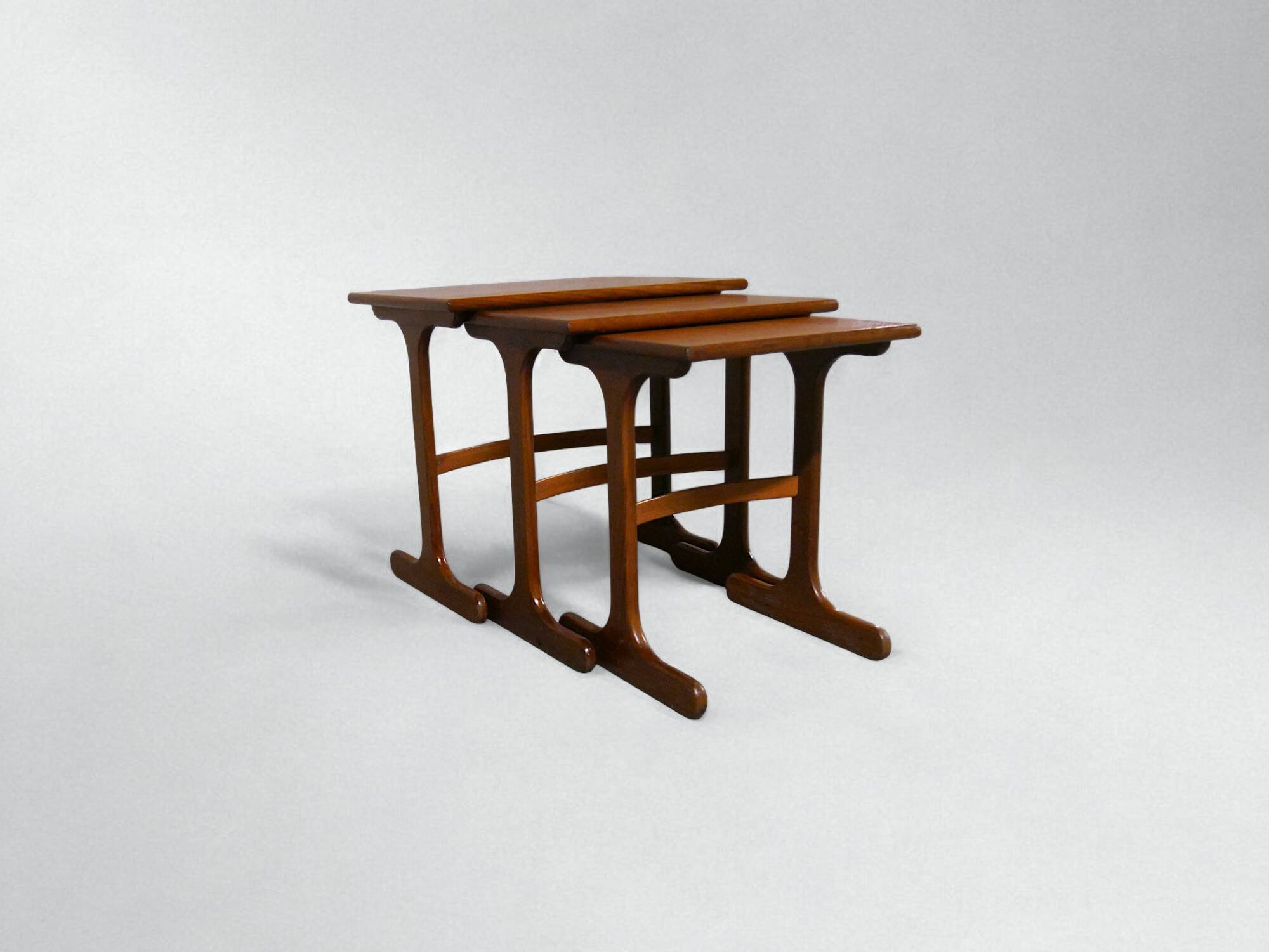 G-Plan nesting tables in teak - vintage 1960