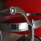 70s design chrome bar trolley