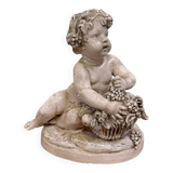 Lebrun: Glazed terracotta putti