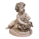 Lebrun: Glazed terracotta putti