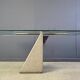 Concrete dining table by Giovanni Offredi for Saporiti 1970s