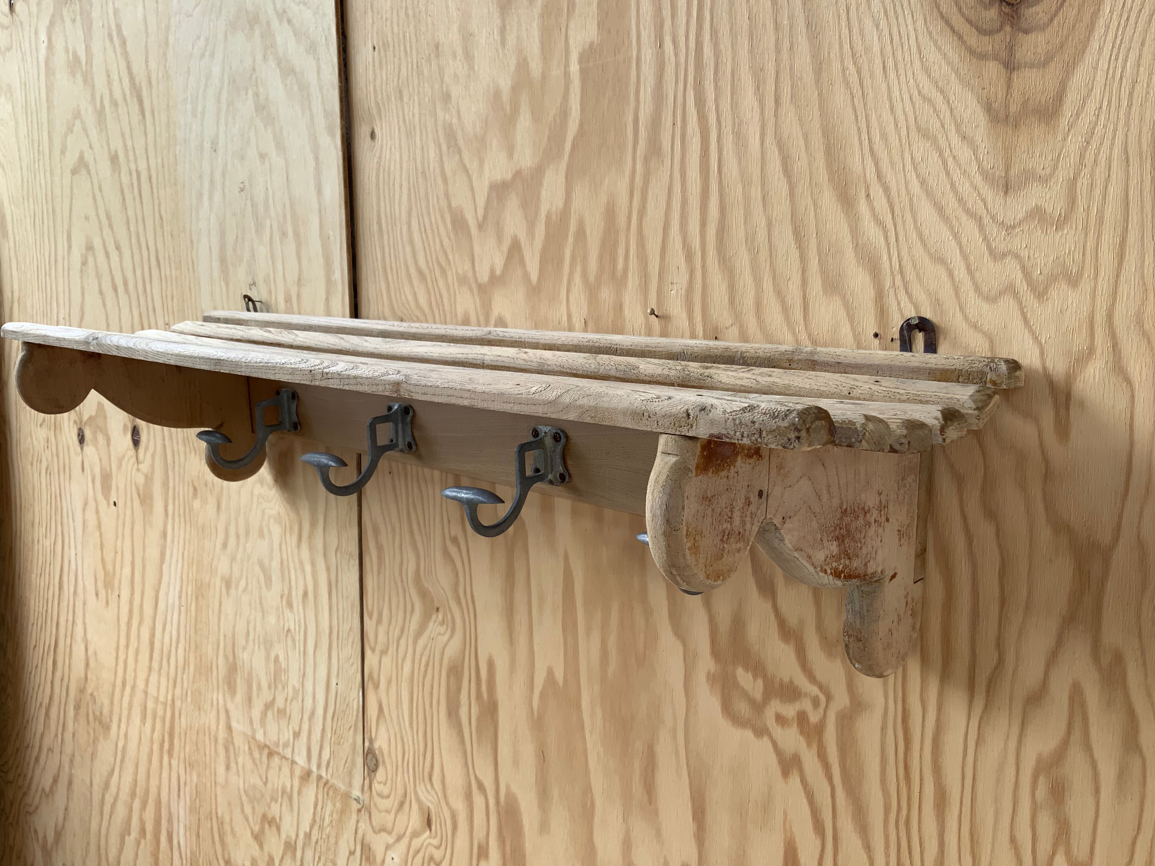 Wall coat rack