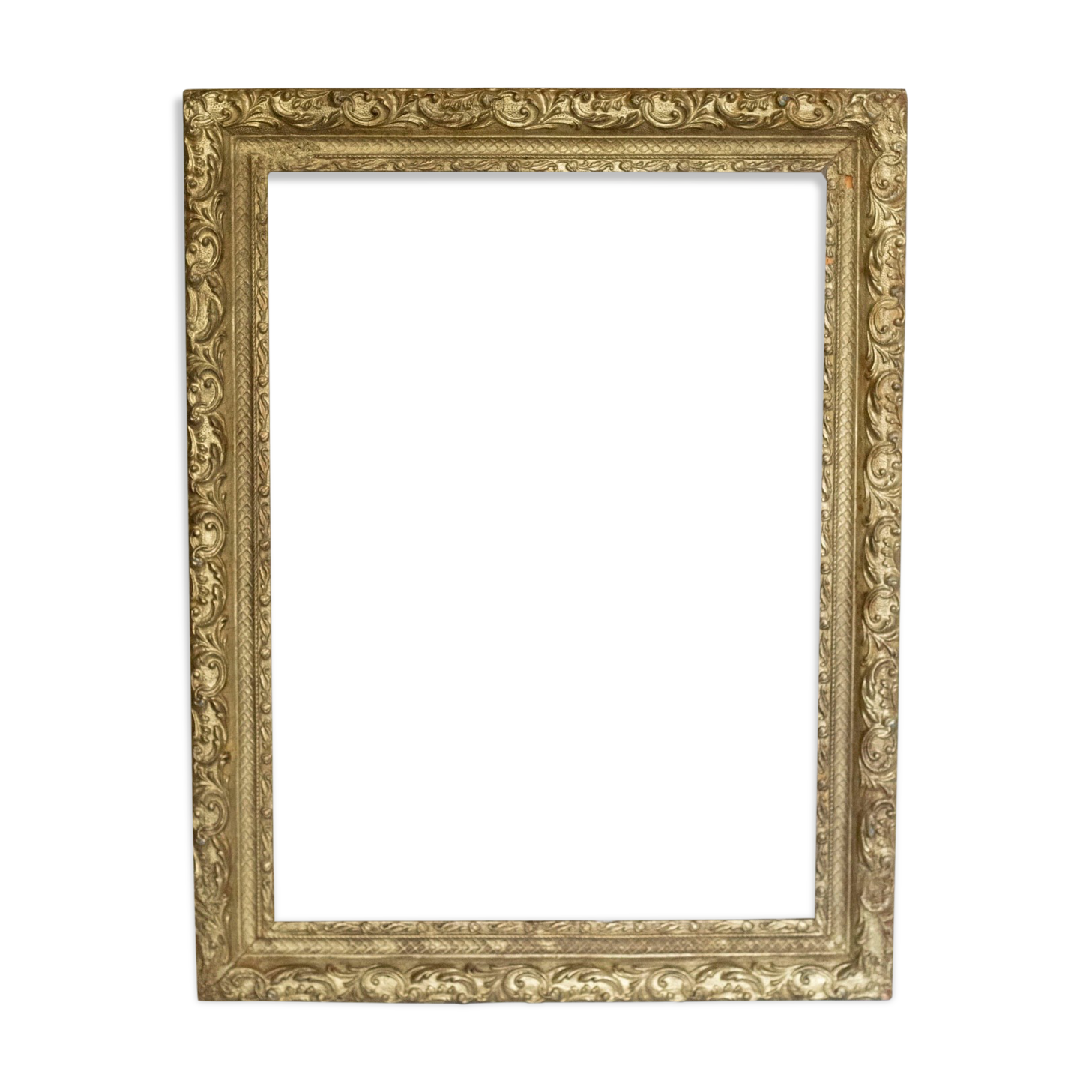 Old gilded wooden frame