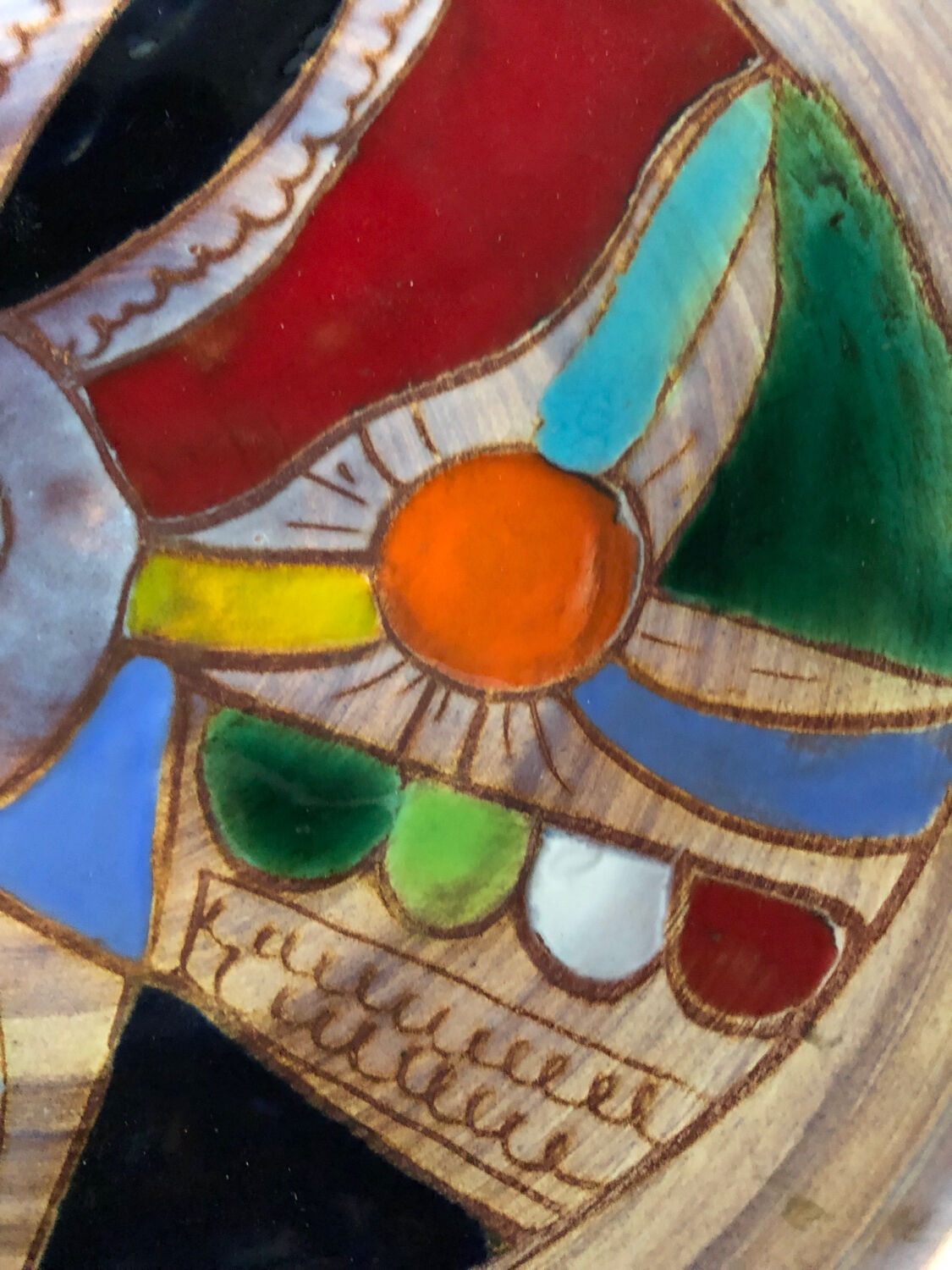 Vallauris decorative plate