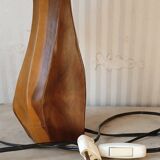 "Noll" lamp in wood and rope, circa 1950