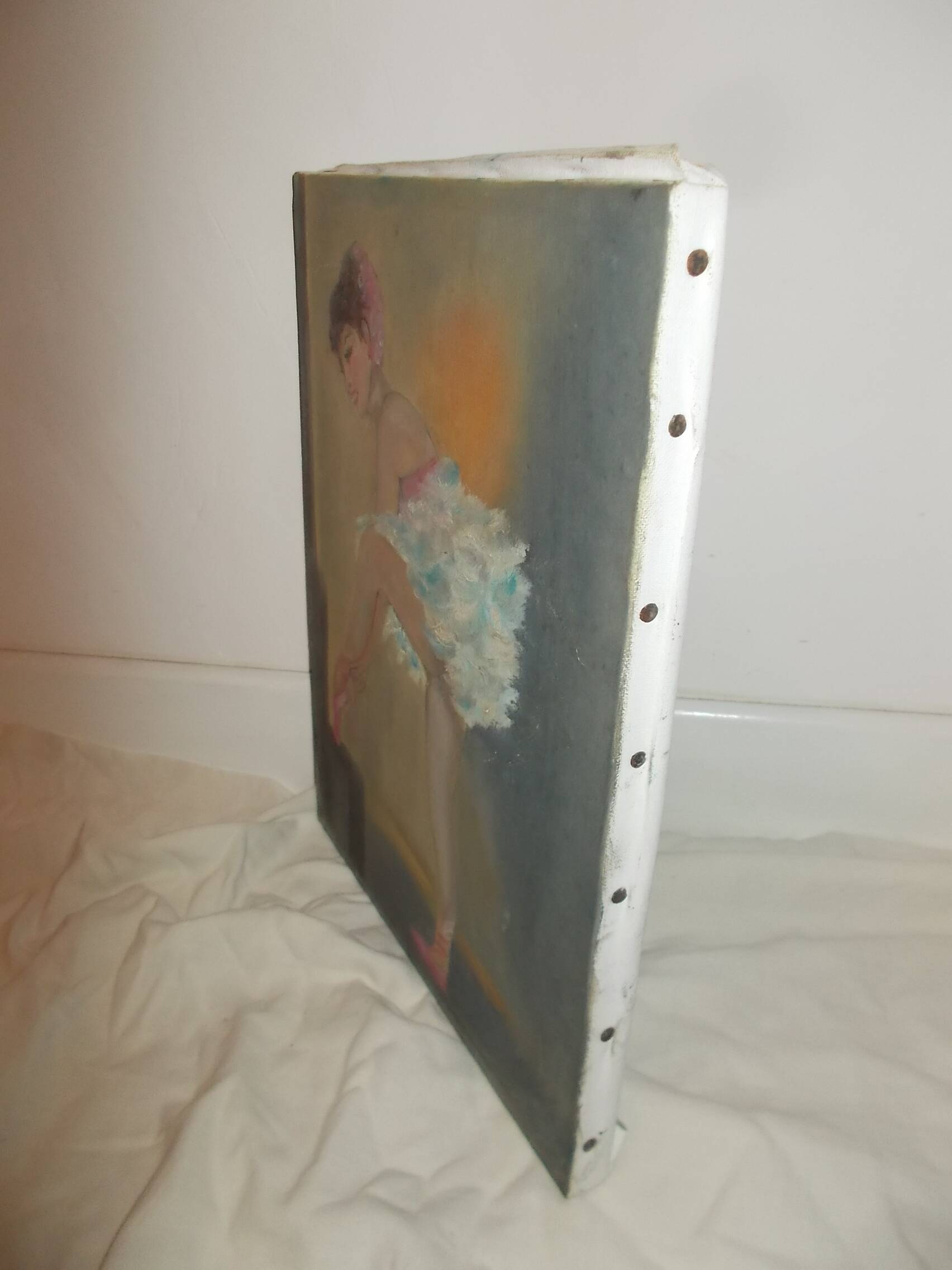 Oil on canvas dancer