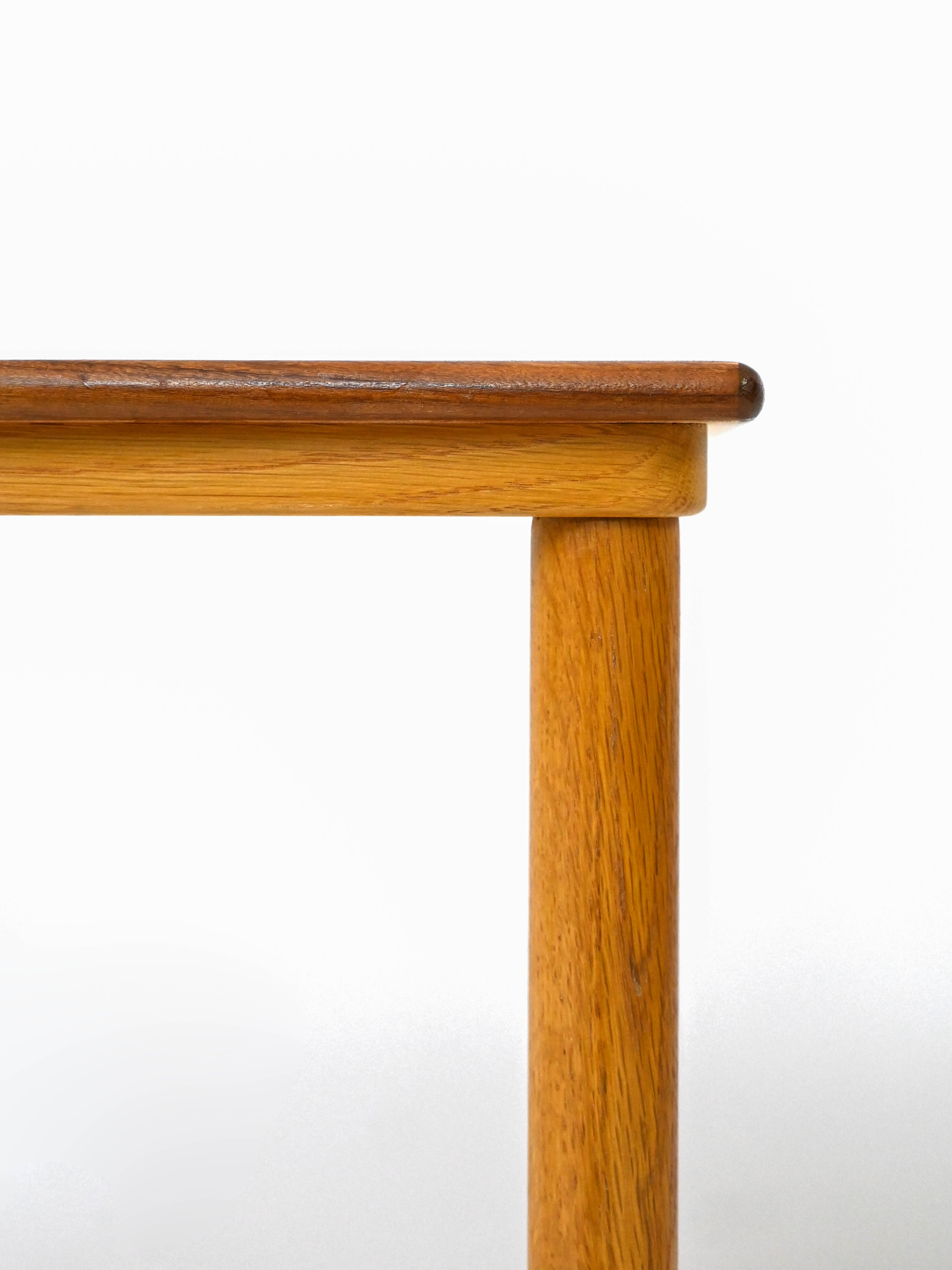 Swedish teak sofa side table
