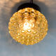 Mid-century bakelite & pressed glass wall lamp, czechoslovakia, 1950's