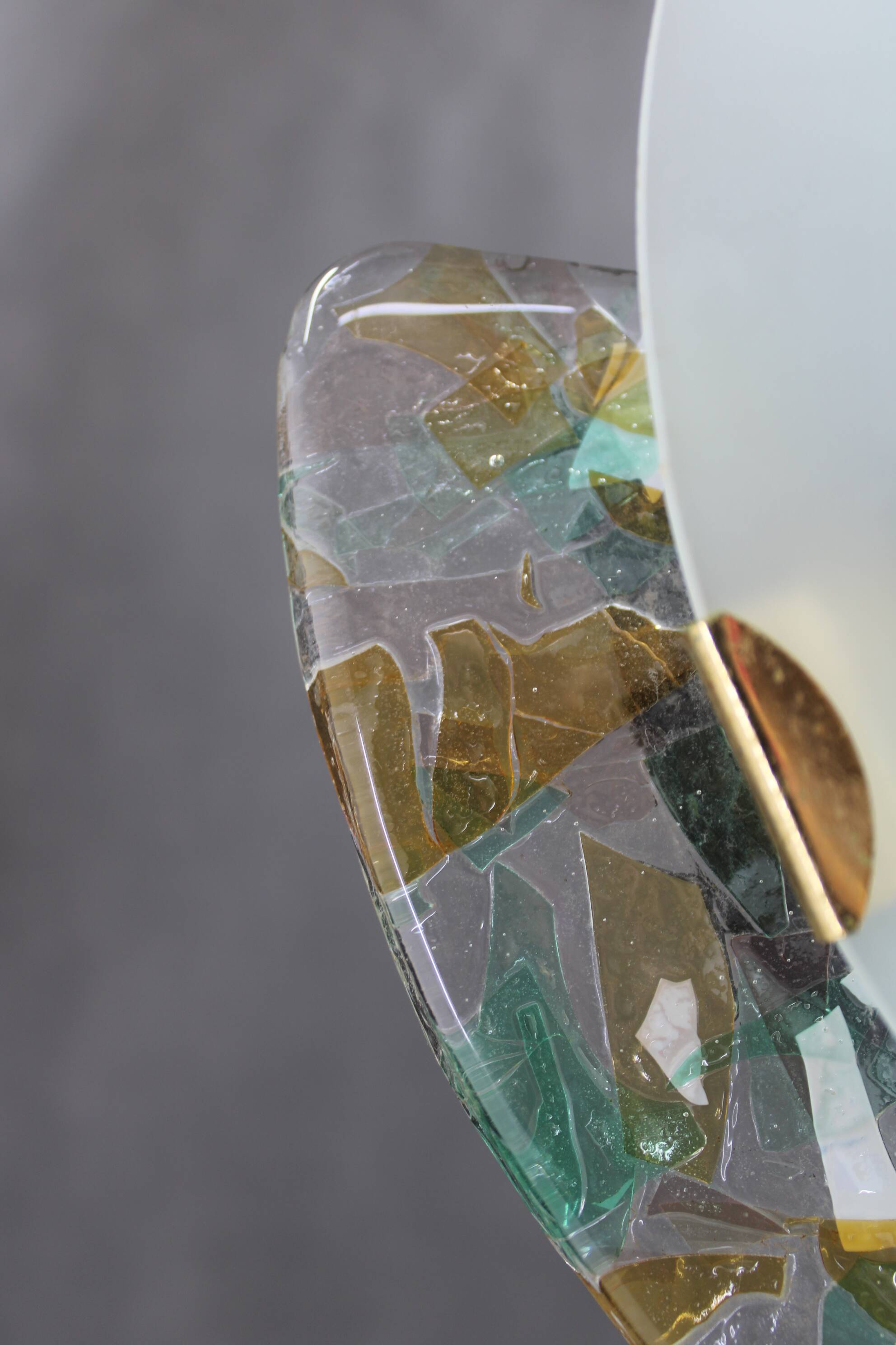 1980 Murano Glass Floor Lamp, Italy