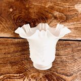Tulip in frosted glass paste lampshade