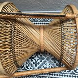 Armchair in rattan style emmanuelle