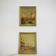 Paysage représentant Venise, années 1960, ensemble de 2