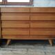 Commode, Tchèque vintage, Jiroutek, U453, 1960 style art déco