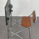 Pupitre pliable écolier vintage assise en similicuir