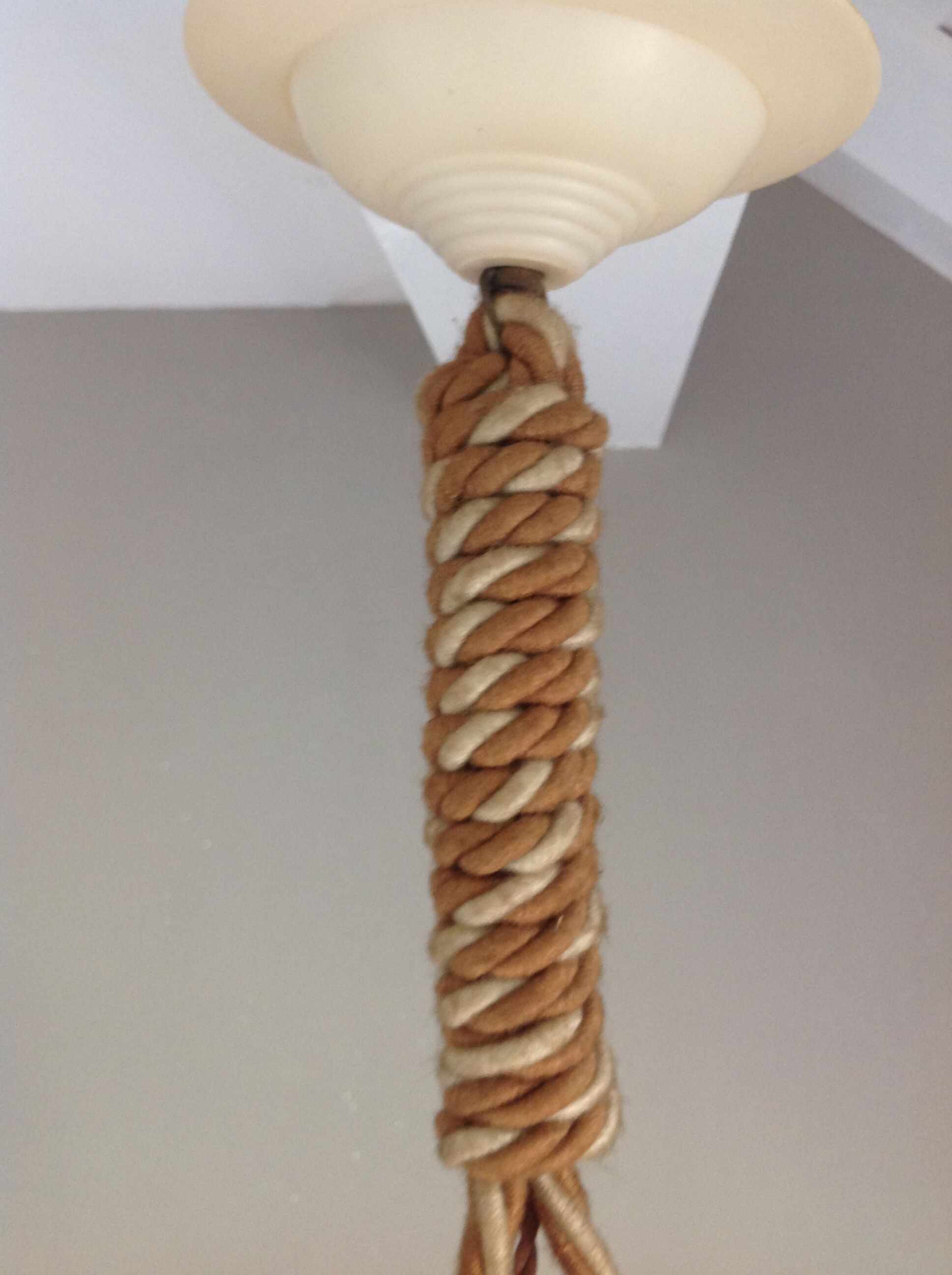 Hanging lamp marbled glass art deco Bowl