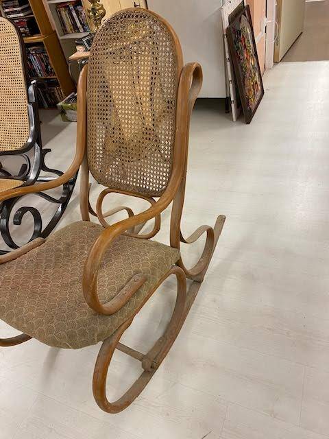 Wooden rocking chair