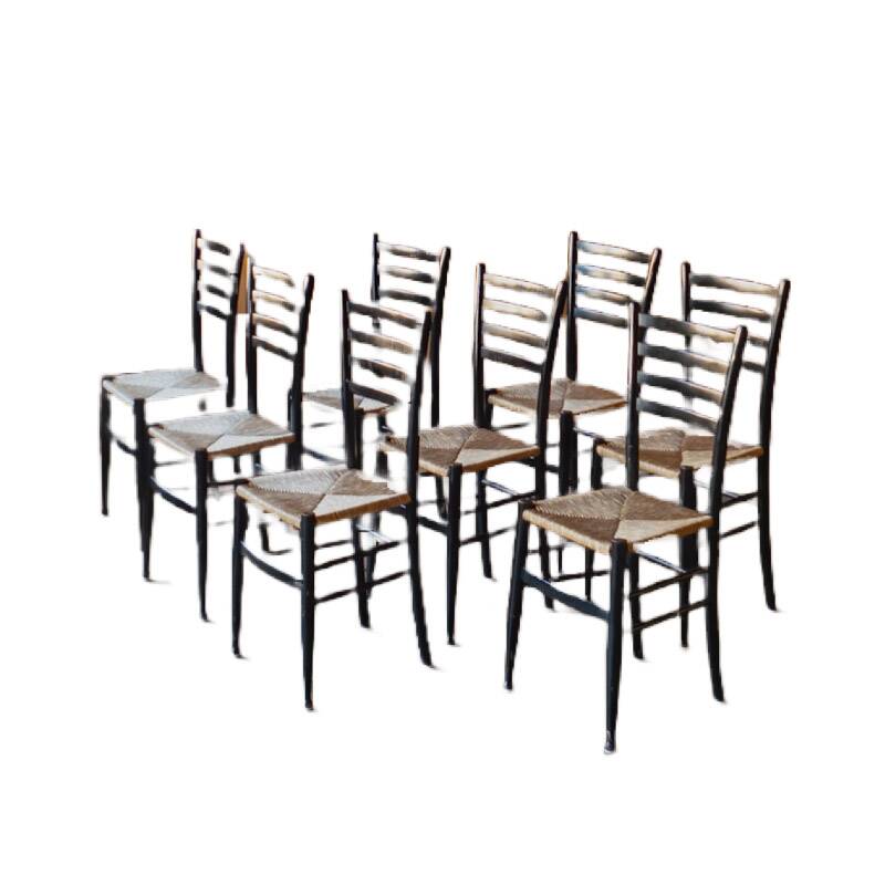 Spinetto dining chairs by Chiavari, Italy 1960s
