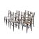 Spinetto dining chairs by Chiavari, Italy 1960s