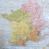 Old map of Gaul from 1928