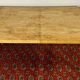 Living room table, dining room table in Ash burl, 2 extension leaves for 10/12 people