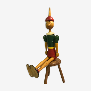 Pinocchio articulé en bois