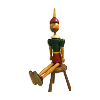 Wooden articulated pinocchio