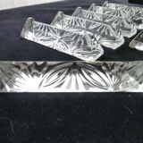Box of 10 lead crystal knive holders