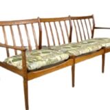 Scandinavian teak bench from the 50s, 60s, 70s