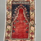Turkish oushak rug 115x73 cm vintage carpet