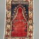 Turkish oushak rug 115x73 cm vintage carpet