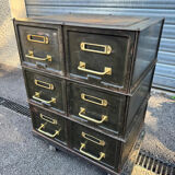 Meuble de bureau / atelier type Strafor ou Ronéo / Industriel