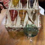 Set of 6 Hungarian crystal glasses