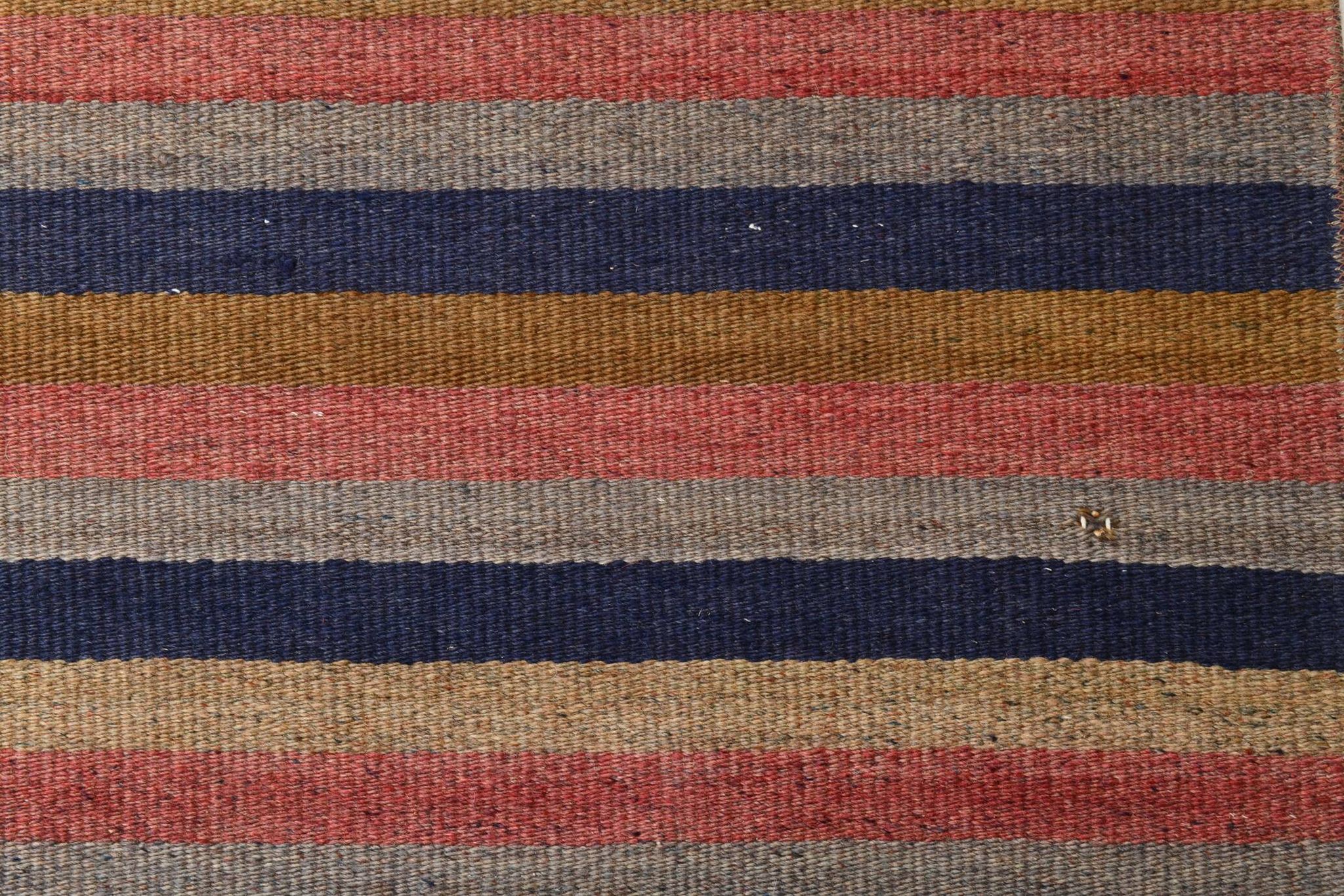 5x7 Faded Blue & Red Vintage Kilim Rug, Antique Home Decor 147x217Cm