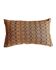 Navy blue and orange Kachin cushion cover (RIDA)