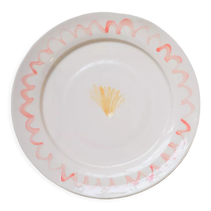 assiette coquillage artisanale