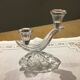 Ancient art deco glass candlestick
